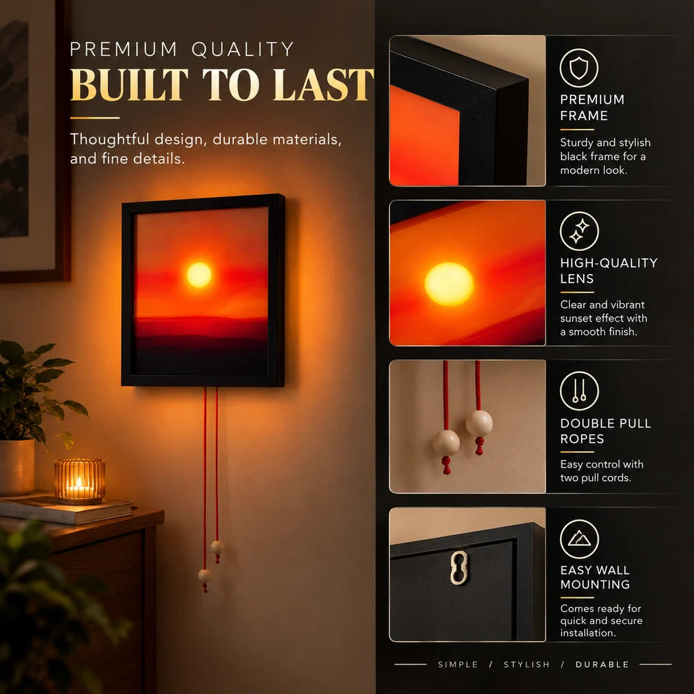 Kinetic Sunrise Wall Light