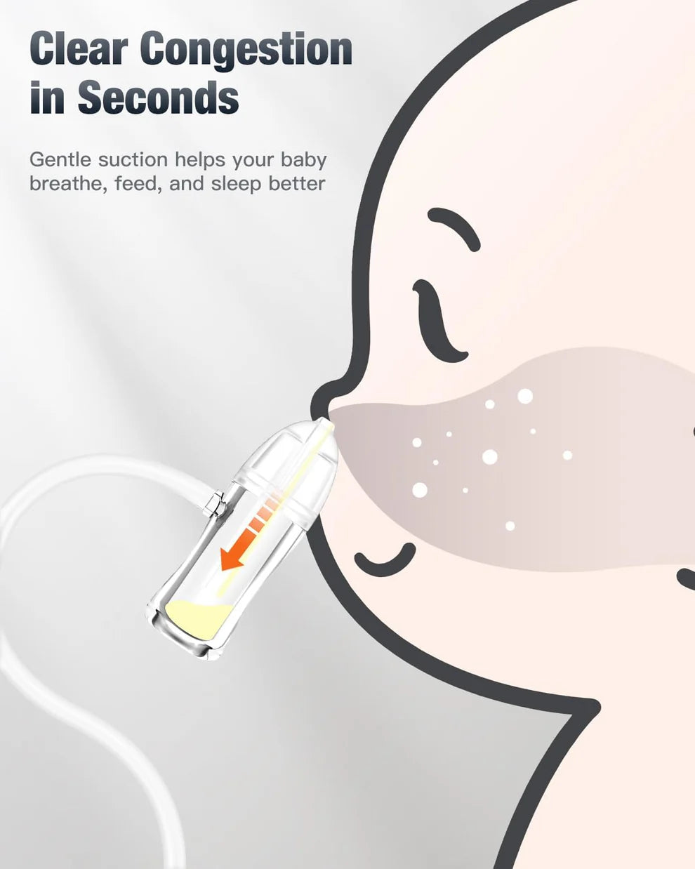 Gentle Manual Baby Nasal Aspirator