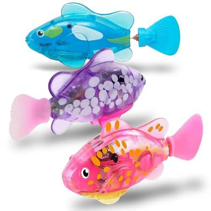 🐟 Magic Swimming Fish with Lights (4 pcs)