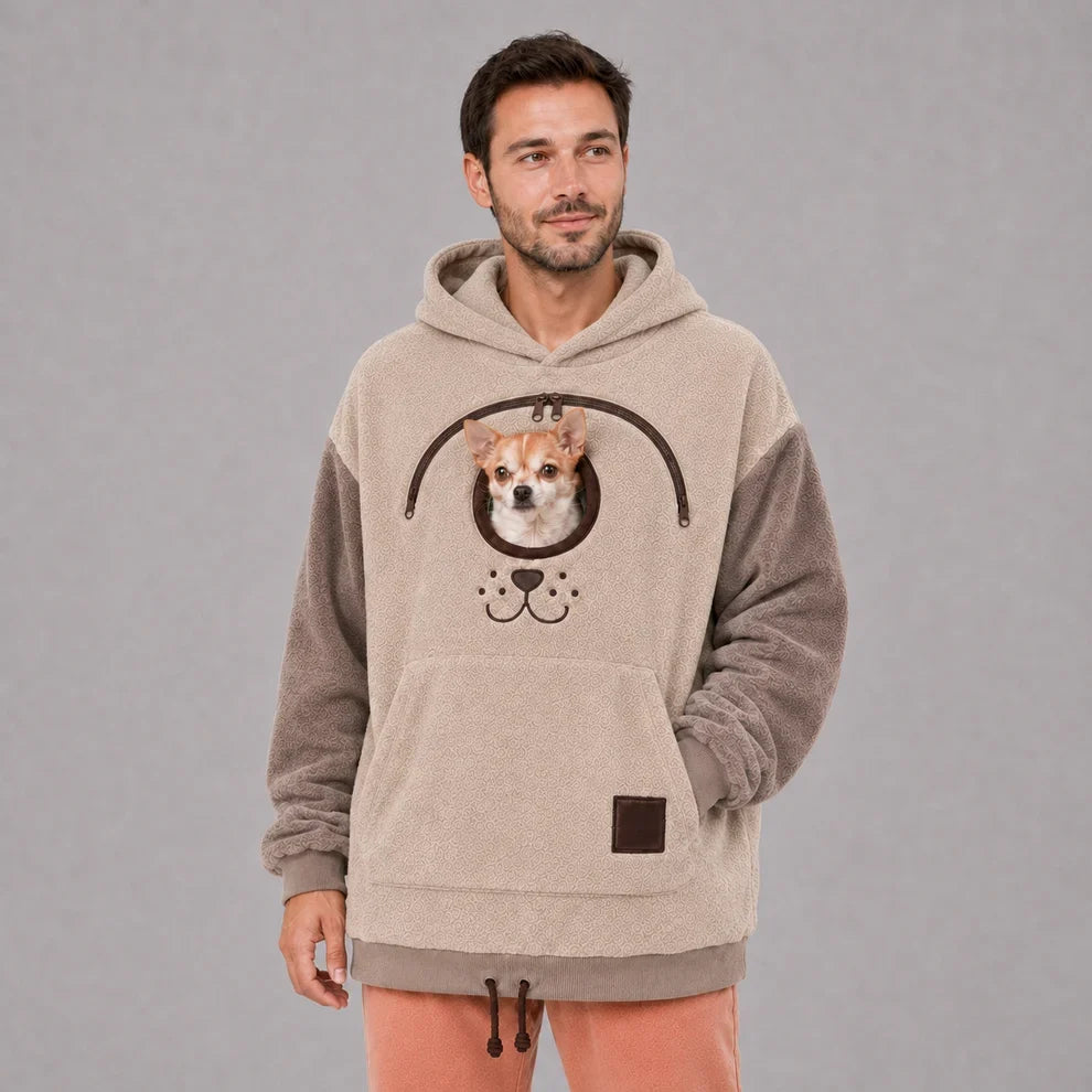 Hoodie with Pet Tote Carrier