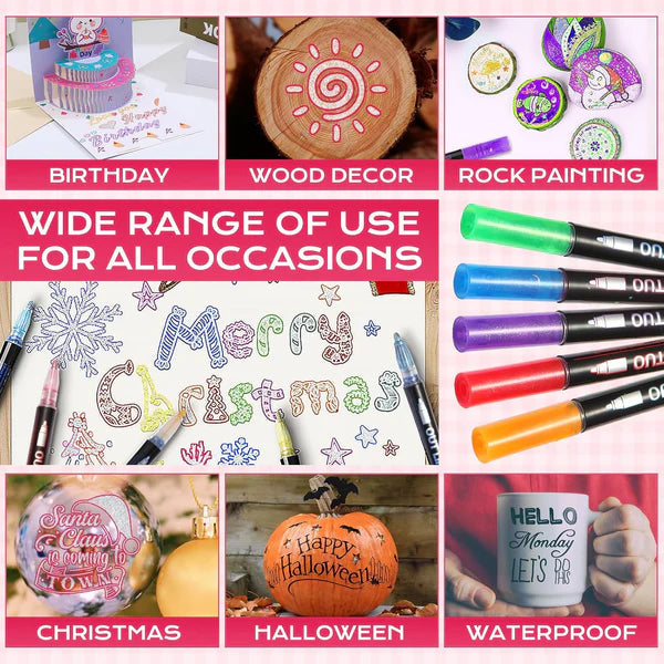 Glitter Outline Paint
Markers