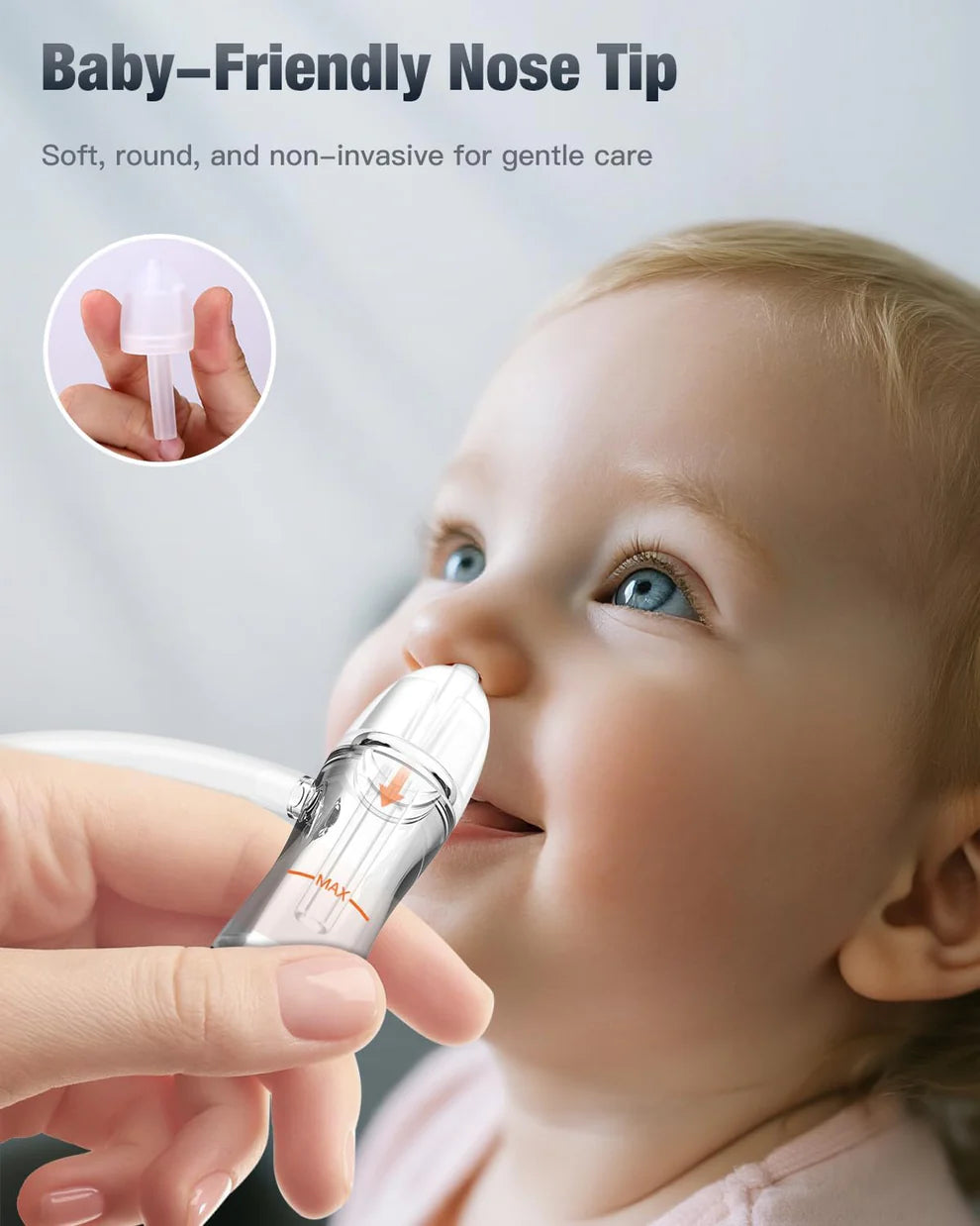 Gentle Manual Baby Nasal Aspirator