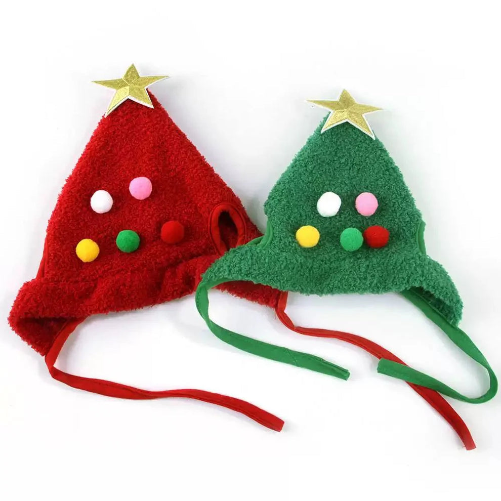 Holiday Pet Outfit (Hat
+ Scarf)