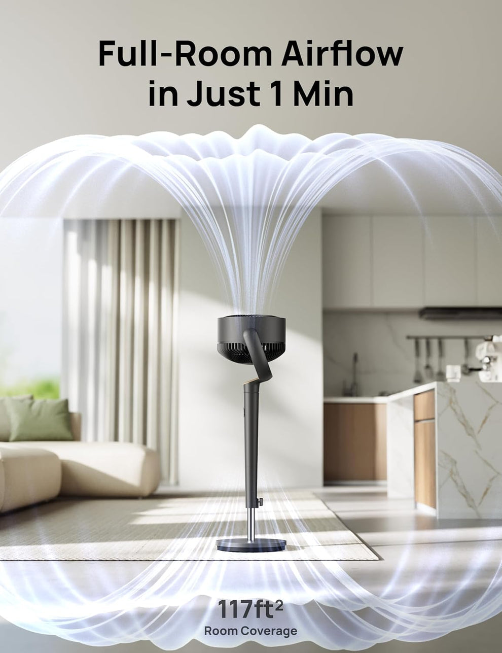 120° Oscillating
Standing