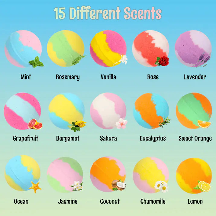 Bath Bombs for Kids with Toys Inside (12 pcs)