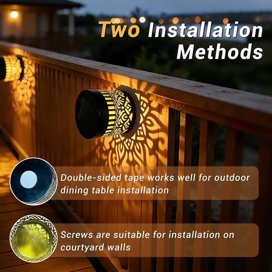 Decorative Solar Mandala Lights