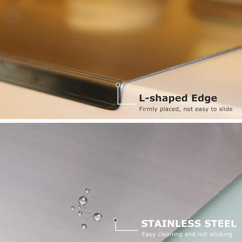Stainless Steel Cutting & Kneading Board 40x30cm
