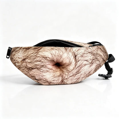 FUNNY FAKE BELLY WAIST BAG