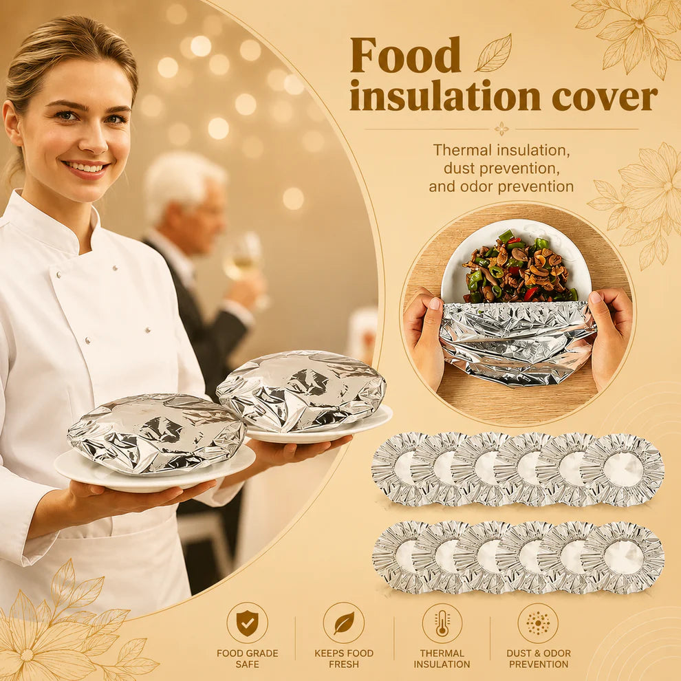 Reusable Aluminum Foil Food Cover