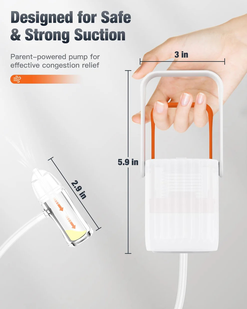 Gentle Manual Baby Nasal Aspirator