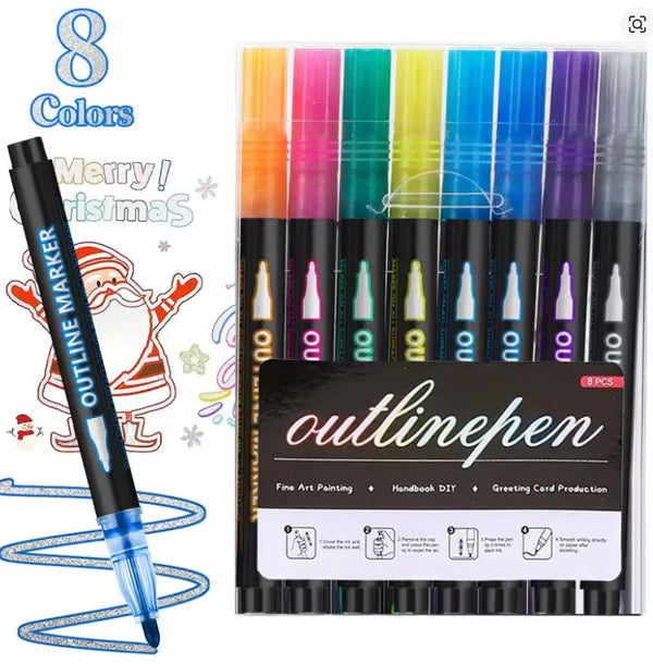 Glitter Outline Paint
Markers