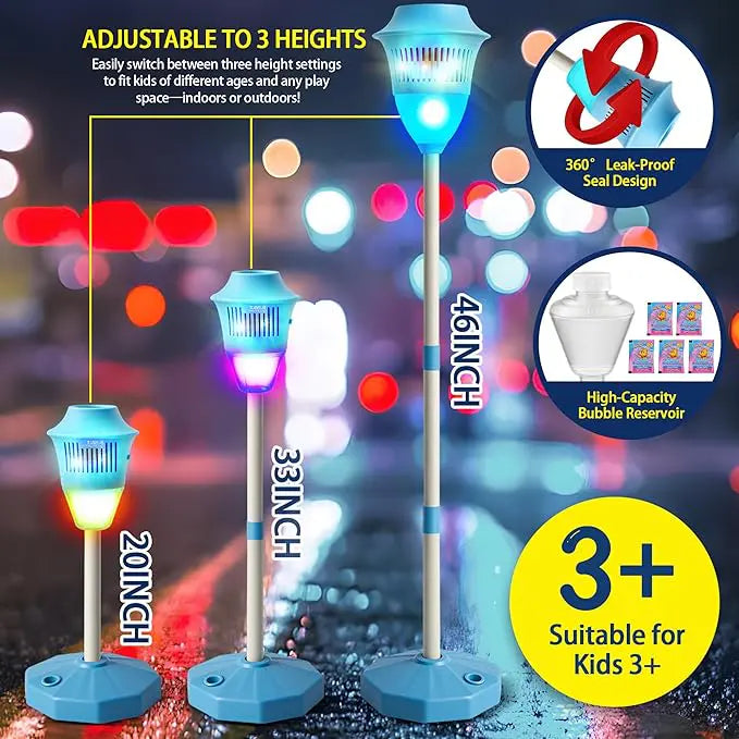 Automatic Bubble Stand with LED Lights