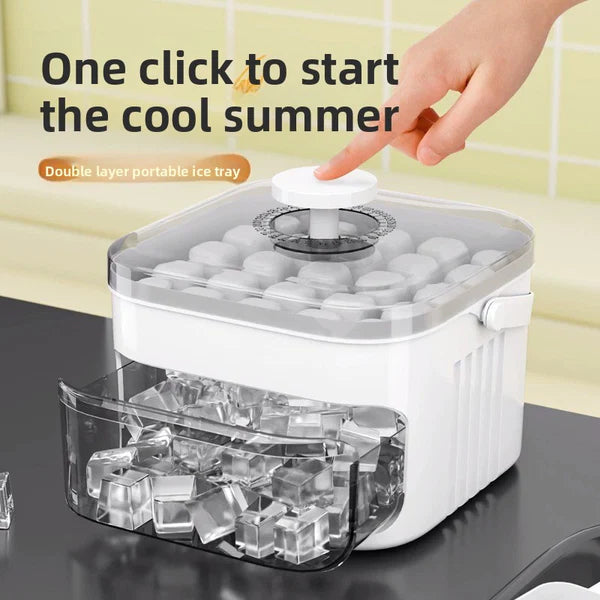 2-in-1 Ice Cube Makeri