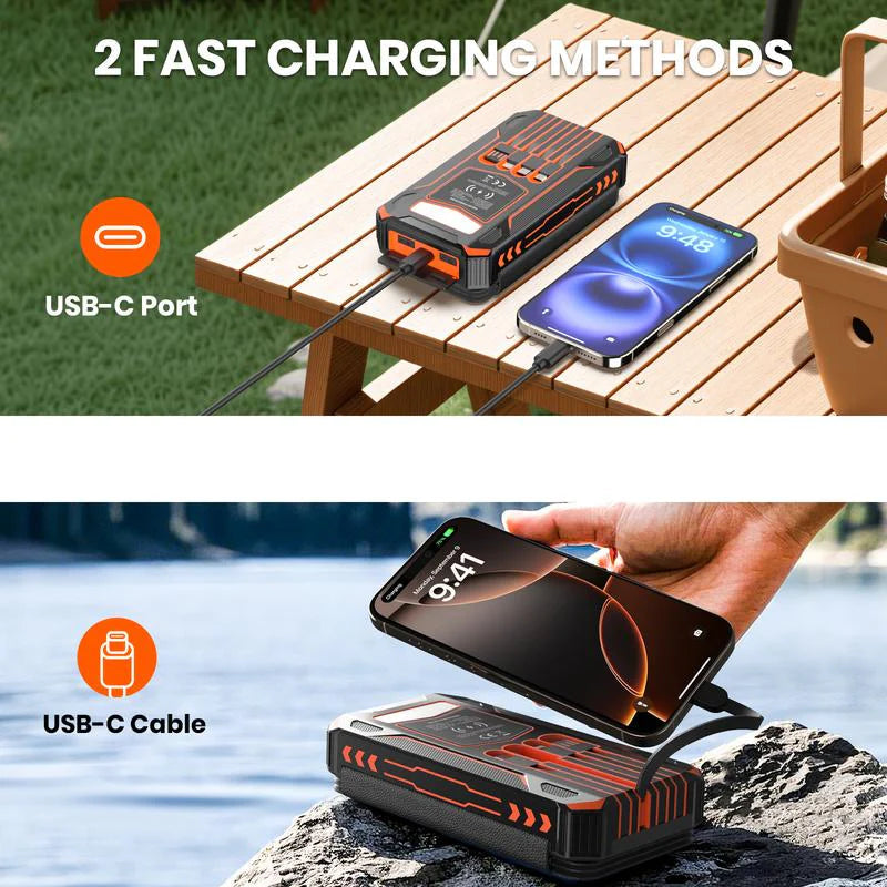 48000mAh Solar
Charger Power Bank