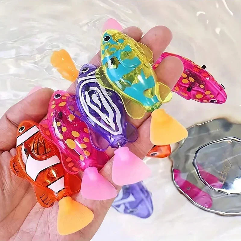 🐟 Magic Swimming Fish with Lights (4 pcs)