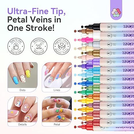 Nail Art Marker Pen Set