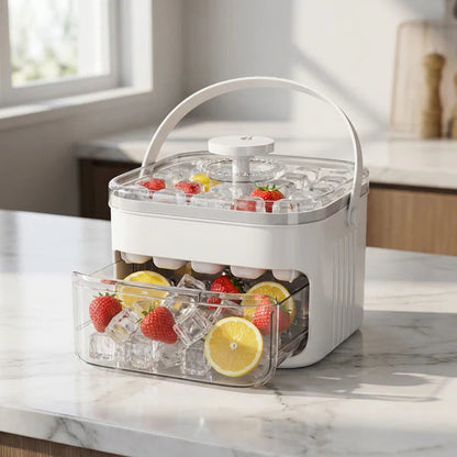 2-in-1 Ice Cube Makeri