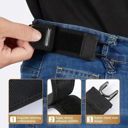Invisible
Buckle Free Belt