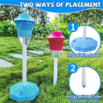 Automatic Bubble Stand with LED Lights