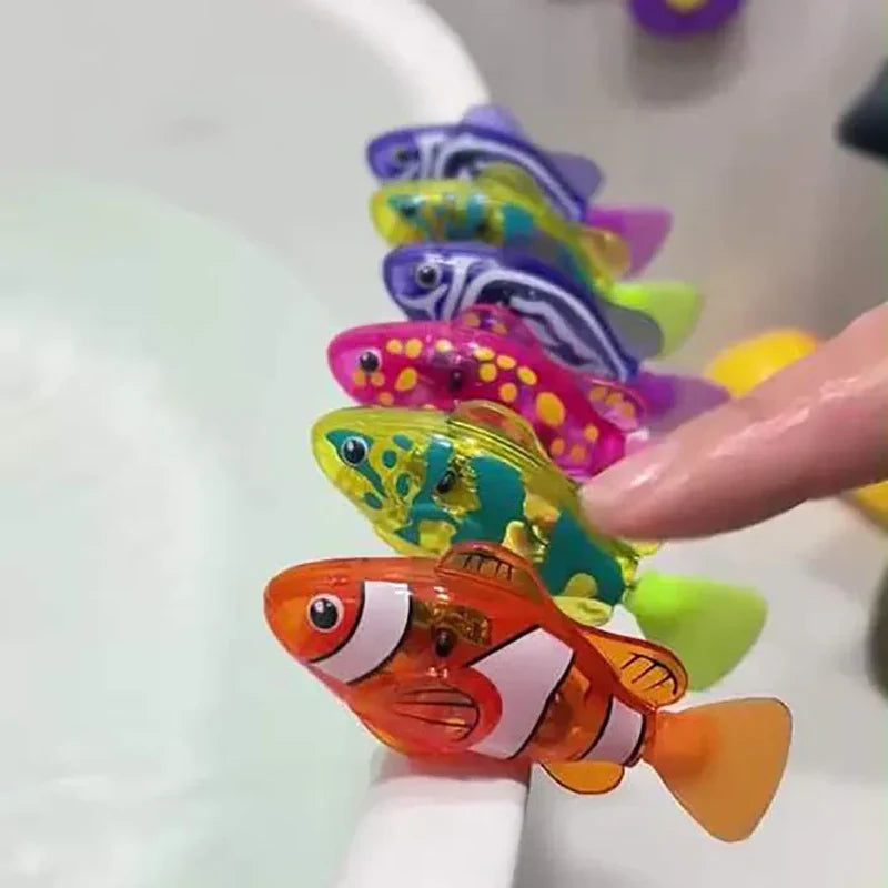 🐟 Magic Swimming Fish with Lights (4 pcs)