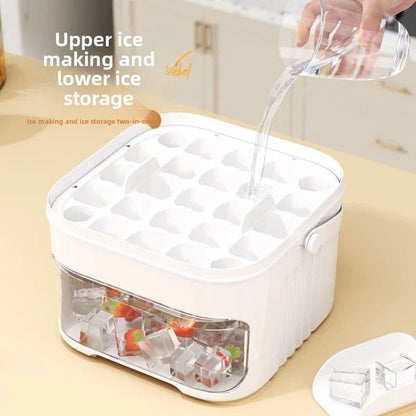 2-in-1 Ice Cube Makeri