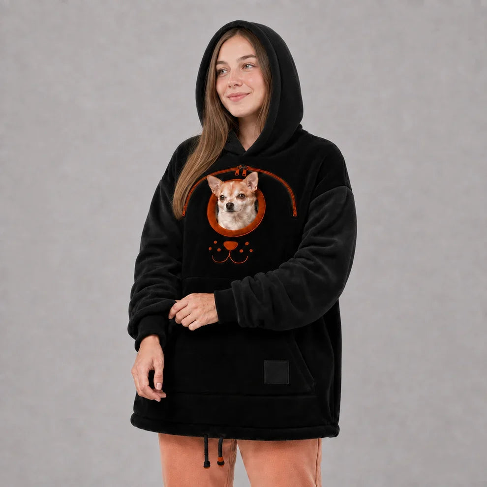 Hoodie with Pet Tote Carrier