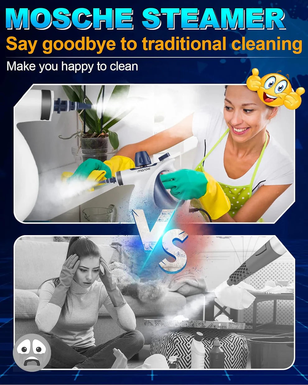 High-Pressure Multi-Surface Steam
Cleaner Pro