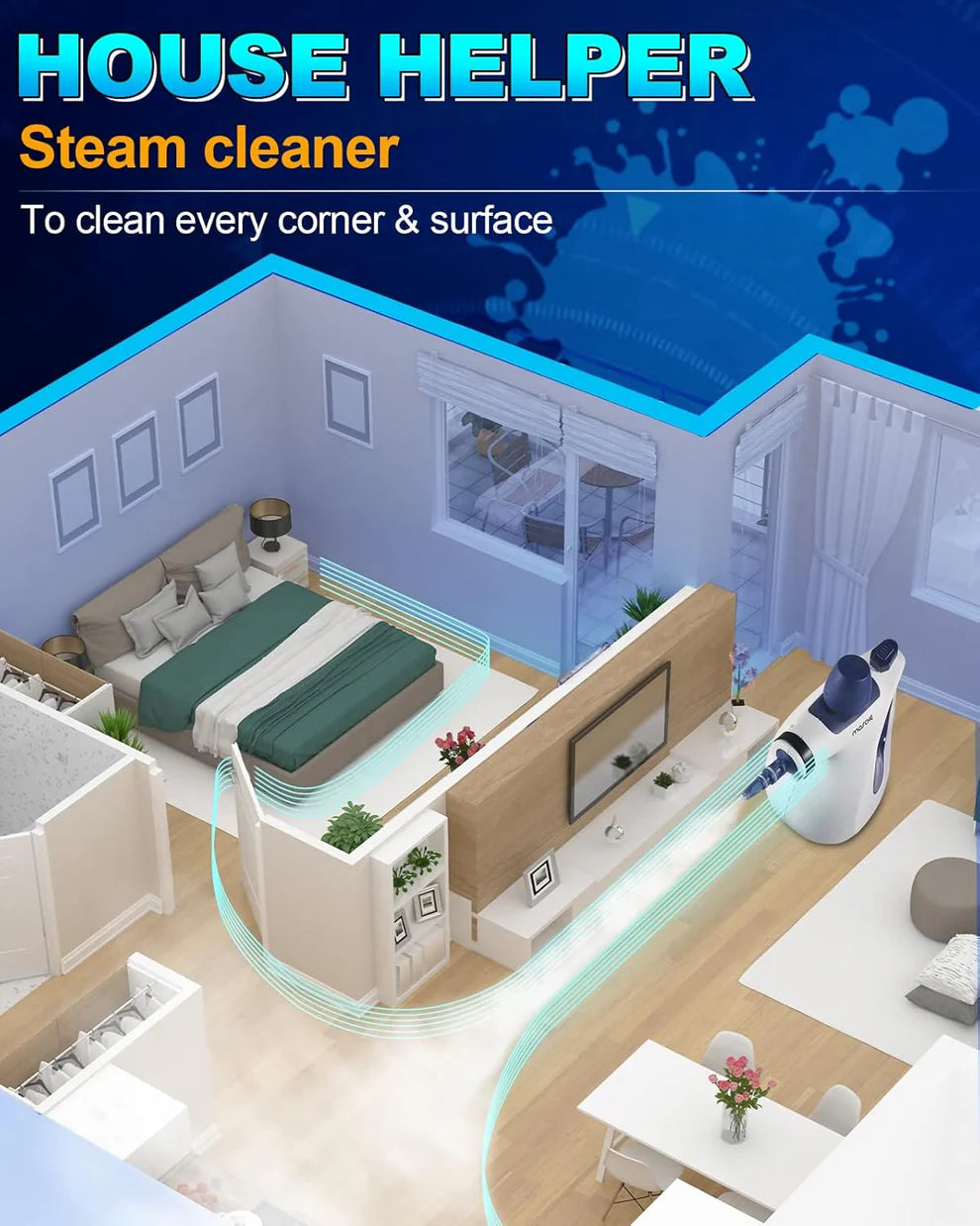 High-Pressure Multi-Surface Steam
Cleaner Pro
