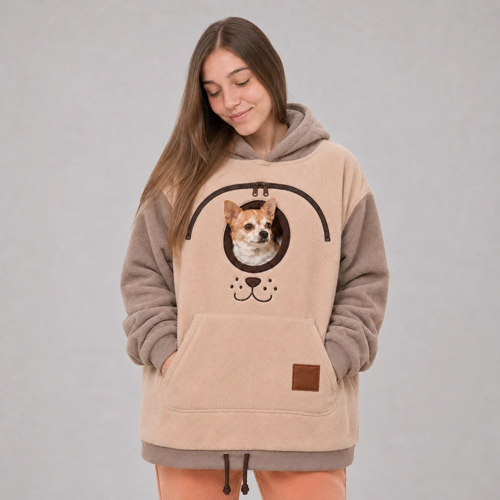 Hoodie with Pet Tote Carrier