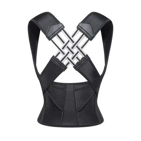 Black waist trainer on a white background