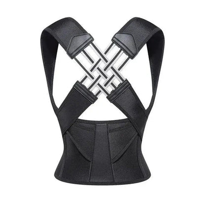 Black waist trainer on a white background